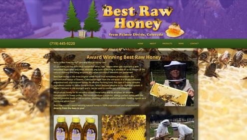 Customized Website for Best Raw Honey in Colorado