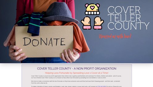 Customized Website for Cover Teller County in Colorado