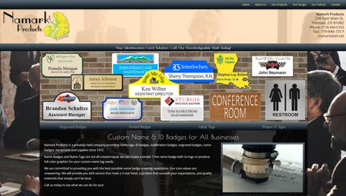 Customized Website for Namark Products in Colorado