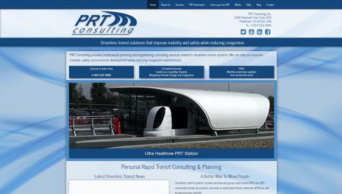 Customized Website for PRT Consulting in Colorado